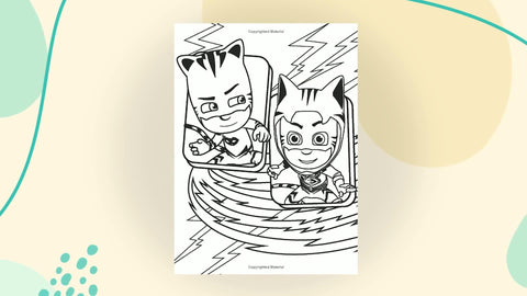 Image of PJ Masks: Heroes Stick Together (Coloring Book)