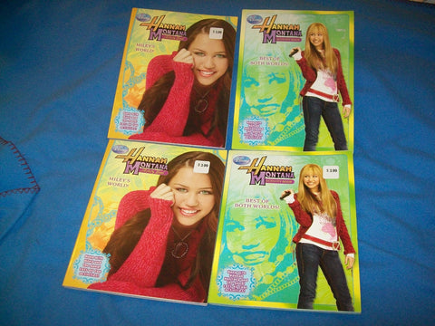 Image of Disney Hannah Montana Activity Book Set: Miley's World and Best of Both World's