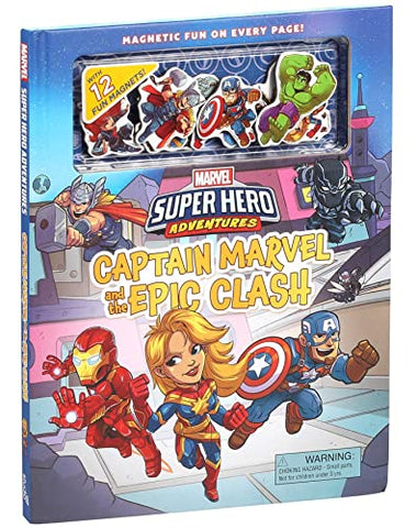 Image of Marvel Super Hero Adventures: Captain Marvel and the Epic Clash (Magnetic Hardcover)