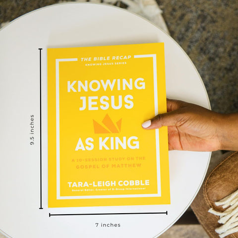 Image of Knowing Jesus as King: A 10-Session Bible Study on the Gospel of Matthew?For Individual or Group Study ?Includes Daily Readings, Teachings, Questions, ... (The Bible Recap Knowing Jesus Series)