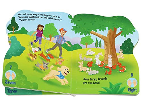 Image of Blippi: One Happy Dog (Shaped Board Books with Flaps)