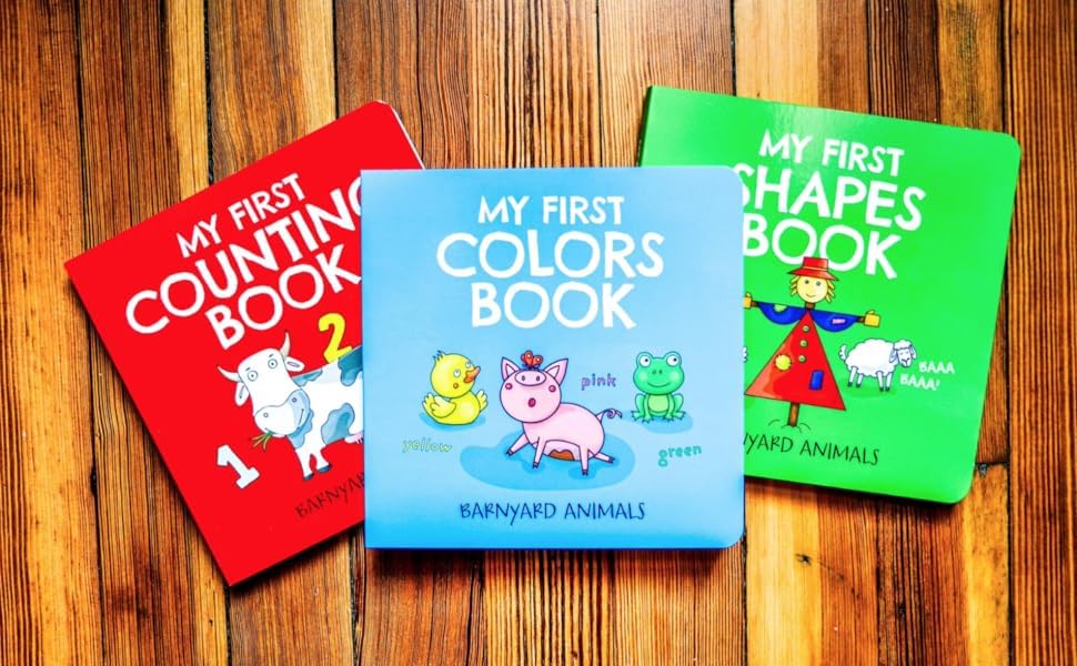 The Barnyard Animals Box Set: My First Board Book Library (Barnyard Basics)