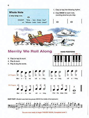 Image of Piano Lesson Book: Complete Level 1, for the Later Beginner