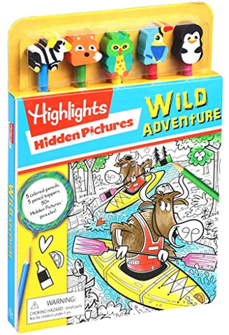 Image of Highlights: Hidden Pictures: Wild Adventure (Pencil Toppers)