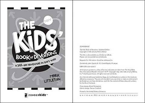 Image of The NIrV Kids' Book of Devotions Updated Edition: A 365-Day Adventure in God's Word