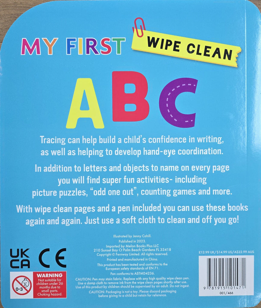 ABC - My First Wipe Clean Book