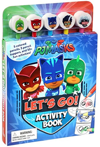Image of PJ Masks Let's Go Activity Book (Pencil Toppers)
