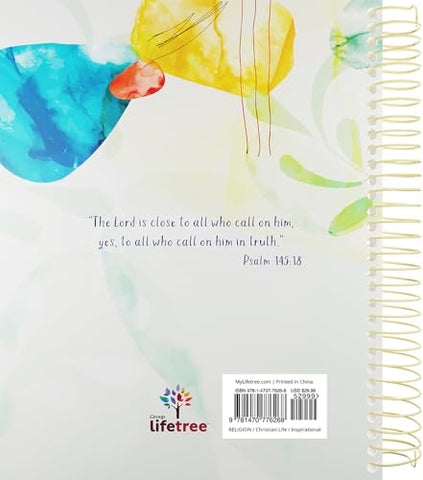 Image of Jesus-Centered Christian Planner 2025: Encountering Jesus in My Everyday Life, Weekly and Monthly Planner, 7.5” x 10.5”, Hard Cover, Spiral-Binding, ... Plan, Sticker Sheets, Movable Bookmark