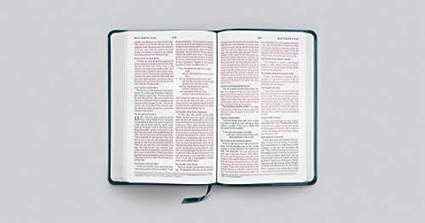 Image of ESV THINLINE BIBLE (TRUTONE, DEEP TEAL, ROTUNDA DESIGN)