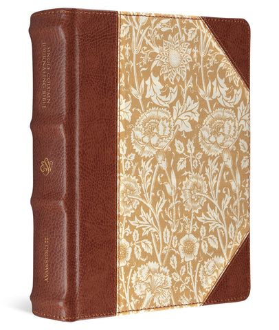 Image of ESV LARGE PRINT SINGLE COLUMN JOURNALING BIBLE (CLOTH OVER BOARD, ANTIQUE FLORAL DESIGN)