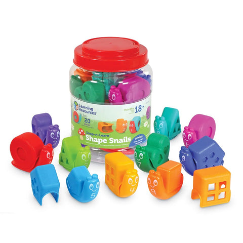 Image of Learning Resources Snap-n-Learn Shape Snails