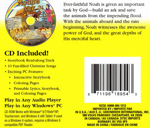 Image of NOAH'S ARK: READ-ALONG STORYBOOK
