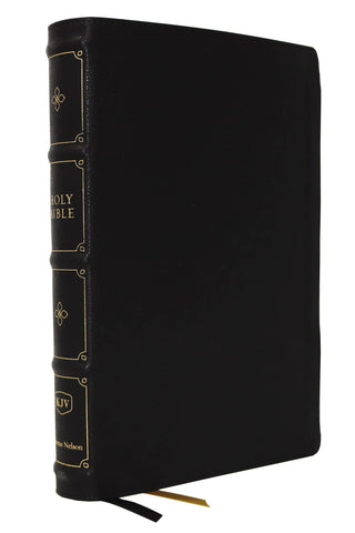 Image of KJV Holy Bible: Large Print Verse-by-Verse with Cross References Black Leathersoft Comfort Print: King James Version (Maclaren Series)