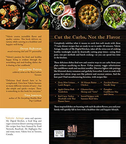 Image of 30-Minute Low-Carb Dinners: 75 Easy-to-Prepare Meals that are Healthy, Delicious and Fast