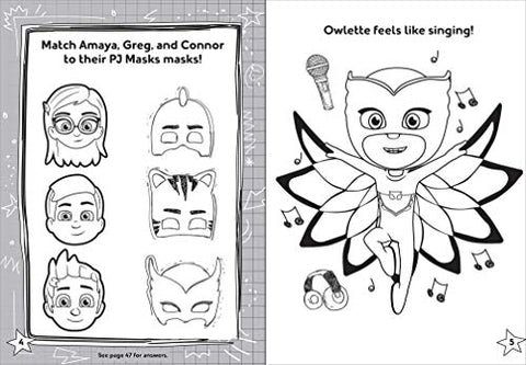 Image of PJ Masks: Mighty Masks (Coloring & Activity with Crayons)