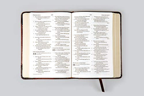 Image of ESV LARGE PRINT COMPACT BIBLE (TRUTONE, BROWN/WALNUT, PORTFOLIO DESIGN)