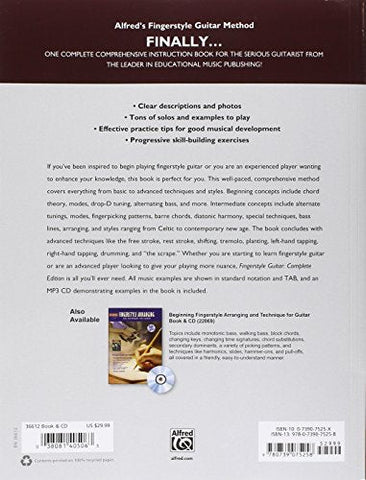 Image of Complete Fingerstyle Guitar Method Complete Edition: Book & Online Audio (Complete Method)