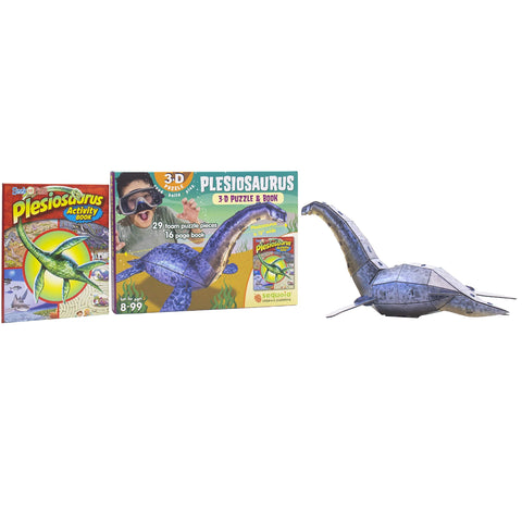 Image of Plesiosaurus 3-D Puzzle & Activity Book