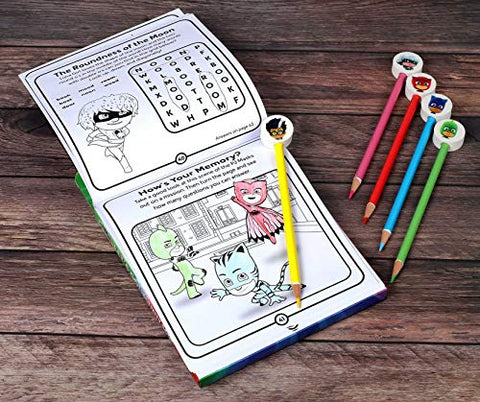 Image of PJ Masks Let's Go Activity Book (Pencil Toppers)