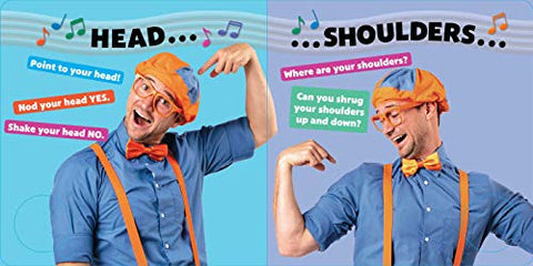 Image of Blippi: Head, Shoulders, Knees, and Toes (1-Button Sound Book)