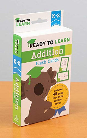 Image of Ready to Learn: K-2 Addition Flash Cards: Includes 48 Cards to Practice Addition Skills!