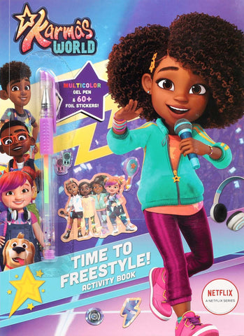 Image of Karma's World: Time to Freestyle! Activity Book