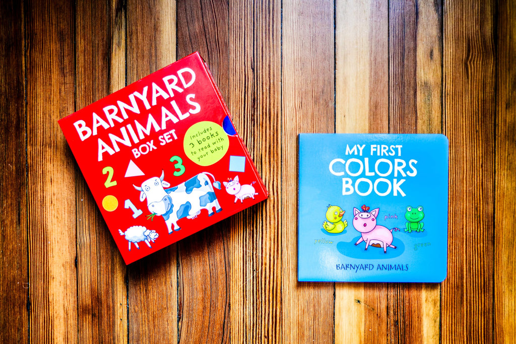 The Barnyard Animals Box Set: My First Board Book Library (Barnyard Basics)