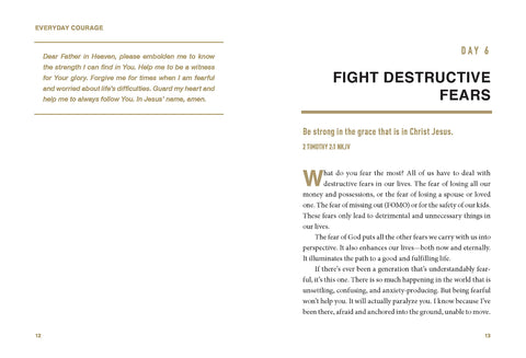Image of EVERYDAY COURAGE: 50 DEVOTIONS TO BUILD A BOLD FAITH