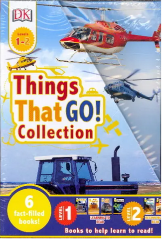 Image of Things That Go! Collection: (DK Readers, Levels 1-2) 6 Book Box Set