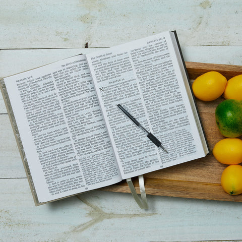 Image of KJV Holy Bible: Super Giant Print with 43000 Cross References Deluxe Black Floral Leathersoft Red Letter Comfort Print: King James Version