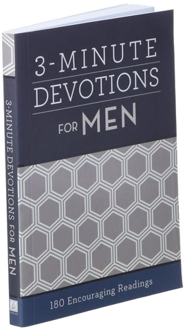Image of 3-Minute Devotions for Men: 180 Encouraging Readings