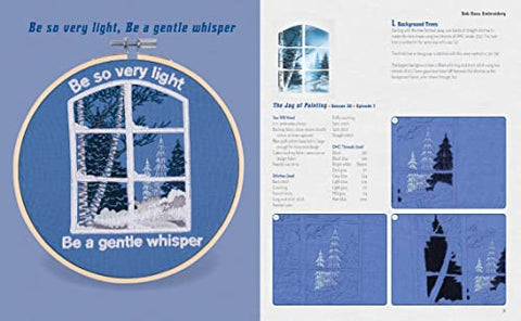 Image of Bob Ross Embroidery (Embroidery Craft)