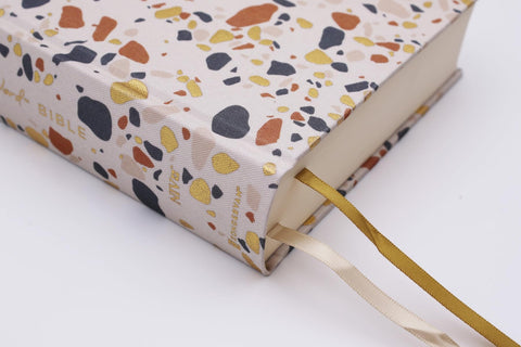 Image of NIV, JOURNAL THE WORD BIBLE (PERFECT FOR NOTE-TAKING), CLOTH OVER BOARD, CREAM, RED LETTER, COMFORT PRINT: REFLECT, TAKE NOTES, OR CREATE ART NEXT TO YOUR FAVORITE VERSES