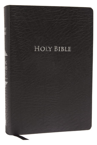 Image of KJV STUDY BIBLE, LARGE PRINT, BONDED LEATHER, BLACK, RED LETTER: SECOND EDITION