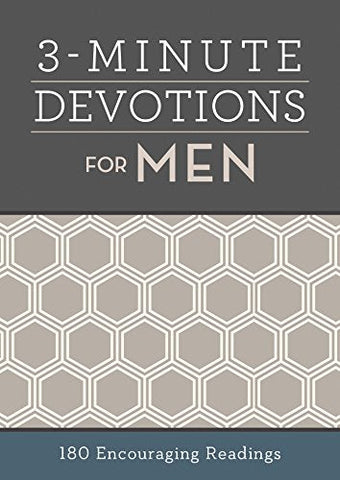 Image of 3-Minute Devotions for Men: 180 Encouraging Readings