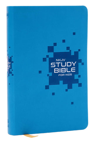 Image of NKJV STUDY BIBLE FOR KIDS, BLUE LEATHERSOFT: THE PREMIER STUDY BIBLE FOR KIDS