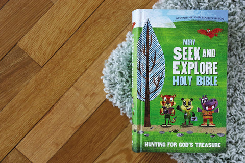 Image of NIRV, SEEK AND EXPLORE HOLY BIBLE, HARDCOVER: HUNTING FOR GOD’S TREASURE