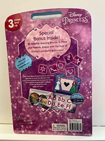 Image of Disney Princess Learn to Write Etch Magnetic Board and Book Combo