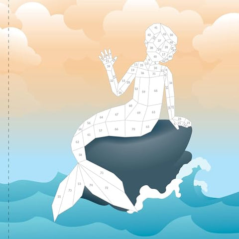 Image of Paint by Sticker Kids: Mermaids & Magic!: Create 10 Pictures One Sticker at a Time! Includes Glitter Stickers