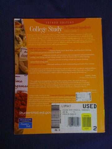Image of College Study: The Essential Ingredients
