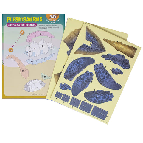 Image of Plesiosaurus 3-D Puzzle & Activity Book