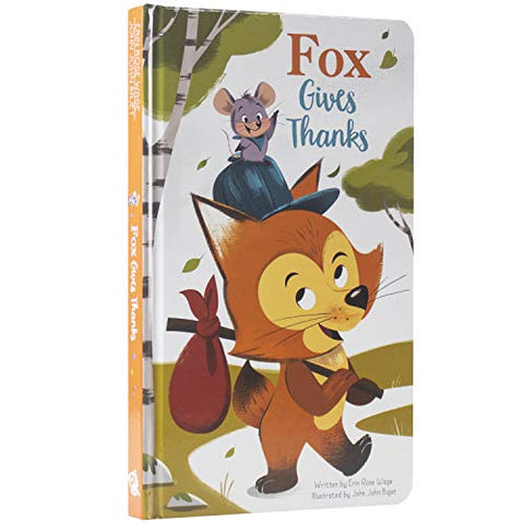 Image of Fox Gives Thanks - a Thanksgiving Board Book - PI Kids