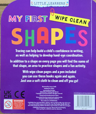 Image of Shapes - My First Wipe Clean Book