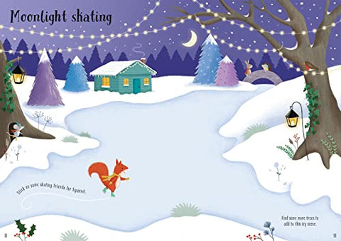 Image of SPARKLY CHRISTMAS TREES: A FESTIVE CHRISTMAS CREATIVITY INSPIRATION WITH SPARKLY STICKERS, ENCHANTING SCENES, AND FRIENDLY ANIMAL CHARACTERS FOR KIDS (SPARKLY STICKER BOOKS)