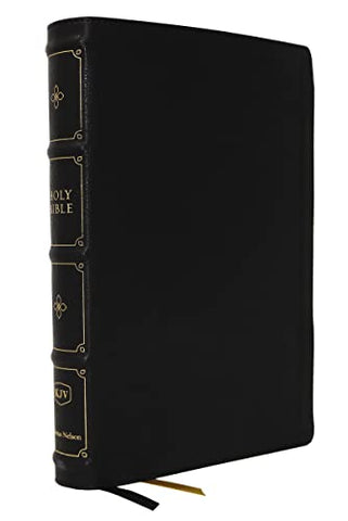 Image of KJV Holy Bible: Large Print Verse-by-Verse with Cross References Black Leathersoft Comfort Print: King James Version (Maclaren Series)