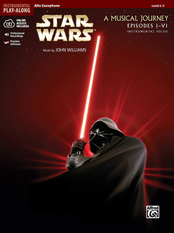 Image of Star Wars Instrumental Solos (Movies I-VI): Alto Sax, Book & Online Audio/Software (Pop Instrumental Solos Series)