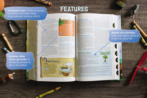 Image of NIV Adventure Bible Hardcover Full Color Thumb Indexed
