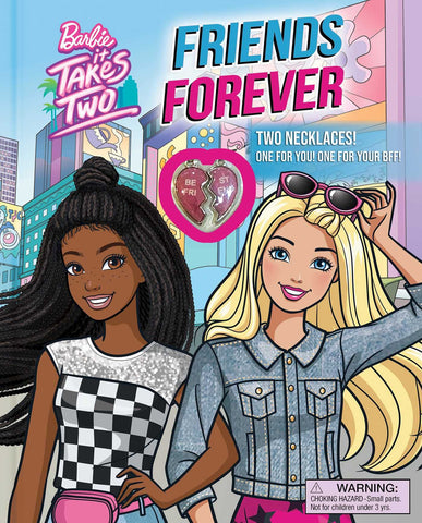 Image of Barbie: It Takes Two: Friends Forever: Book with 2 Necklaces!