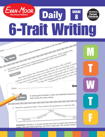 Image of Daily 6-Trait Writing, Grade 8 Teacher Edition