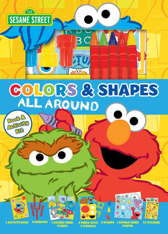 Image of Sesame Street: Colors and Shapes All Around (Book Plus)
